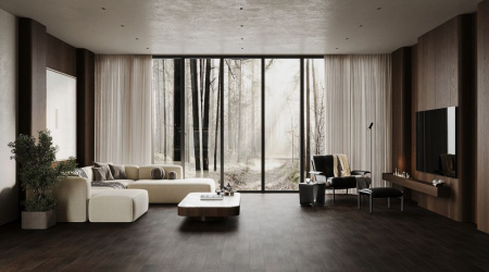 Кварцевый паркет Quartz Parquet Классик Венге Африканский 400-64 7/1,2 мм